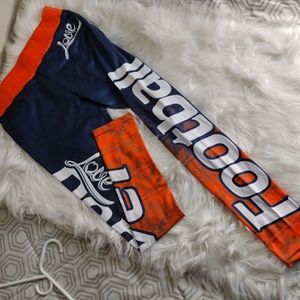 Xlusion  " Love Football" leggings sz L